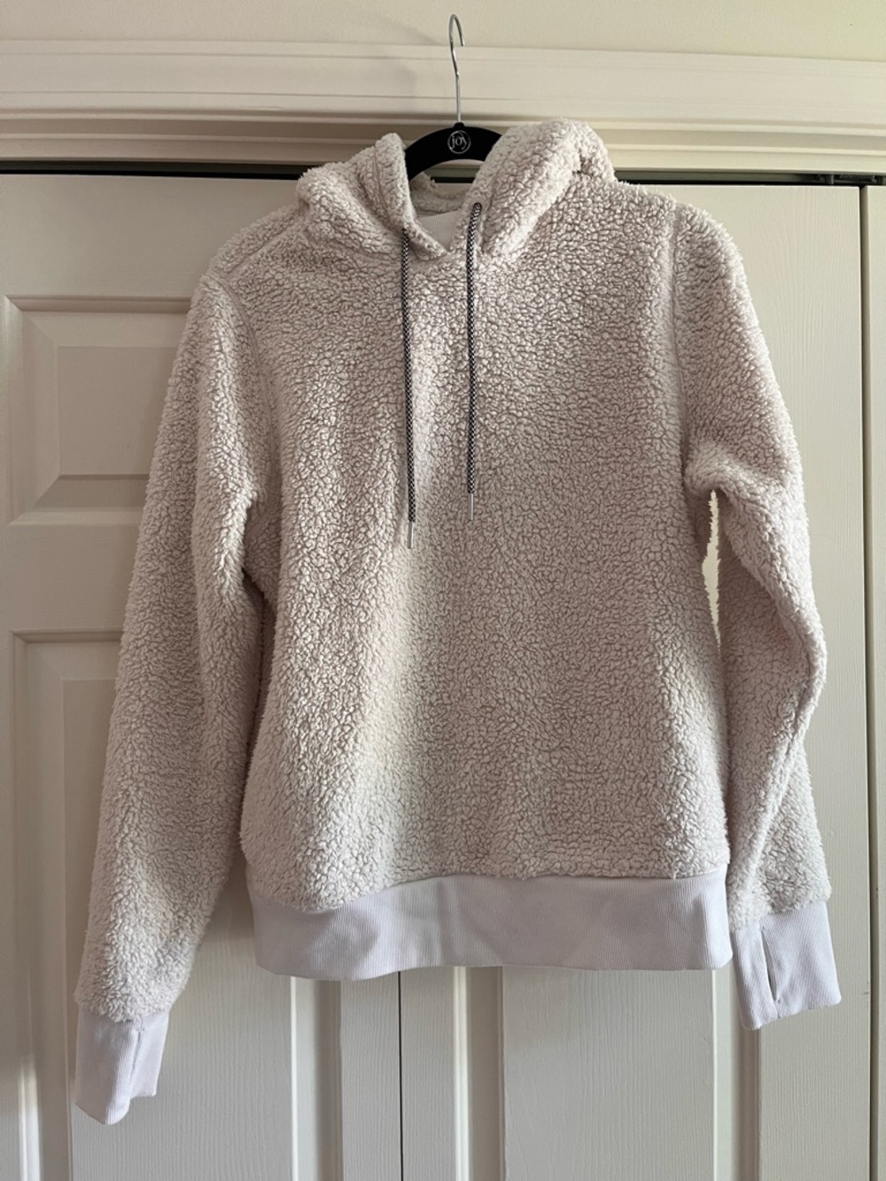 Athleta Cozy Sherpa Hoodie - Light Cream